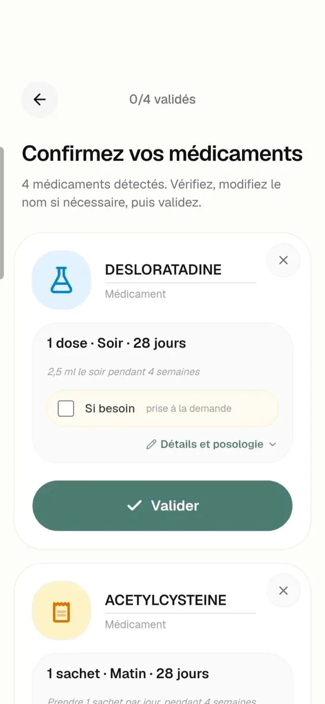 Pilou après lecture d’une ordonnance.